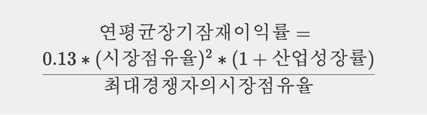 수익률공식